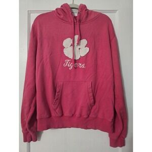 Pressbox‎ Clemson Tiger Pink Hoodie Size Large